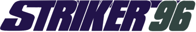 Striker 96 title screen for Sega Saturn